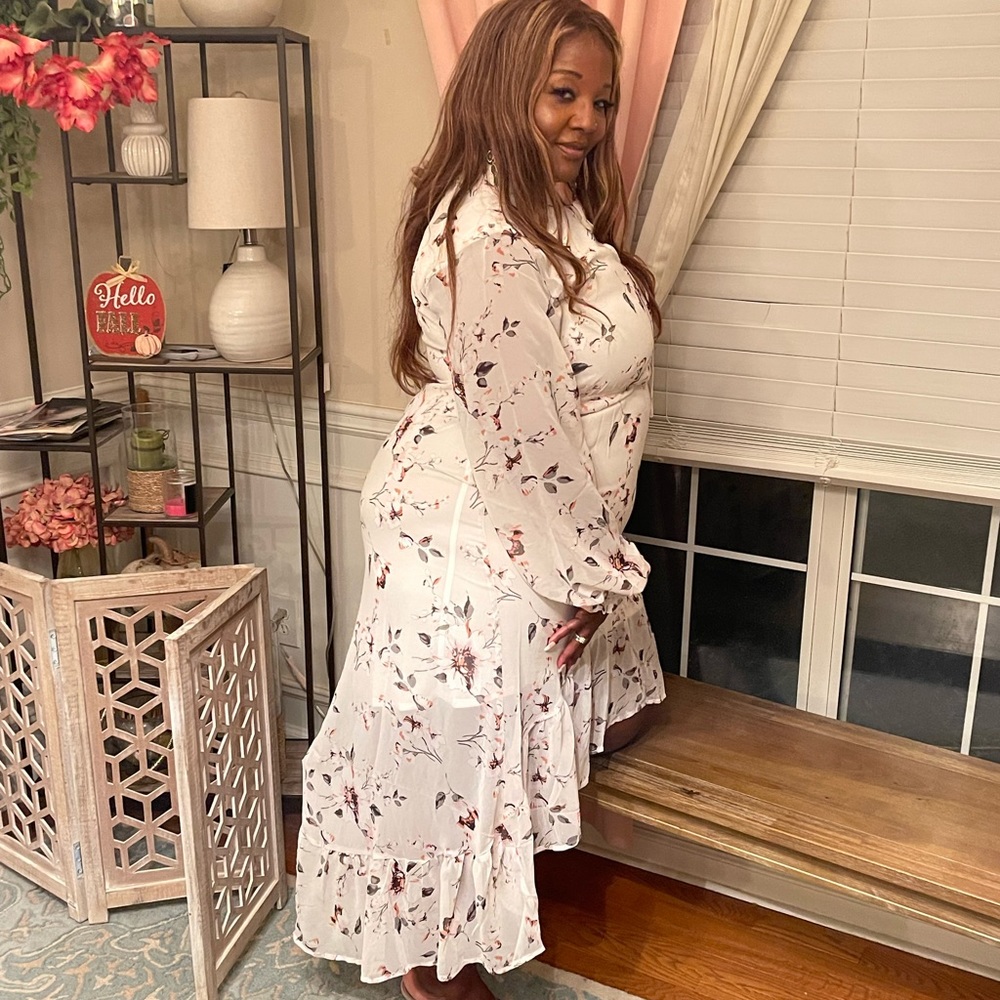 High low spring dress